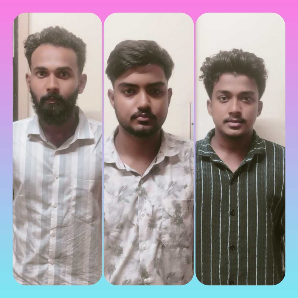 ಪೋಲೀಸ್ ವಾಹನಕ್ಕೆ ಅಪಘಾತ ನಡೆಸಿ ಕರ್ತವ್ಯಕ್ಕೆ ಅಡ್ಡಿಪಡಿಸಿದ ಉಜಿರೆ ಮೂಲದ ಮೂವರಿಗೆ ನ್ಯಾಯಾಂಗ ಬಂಧನ