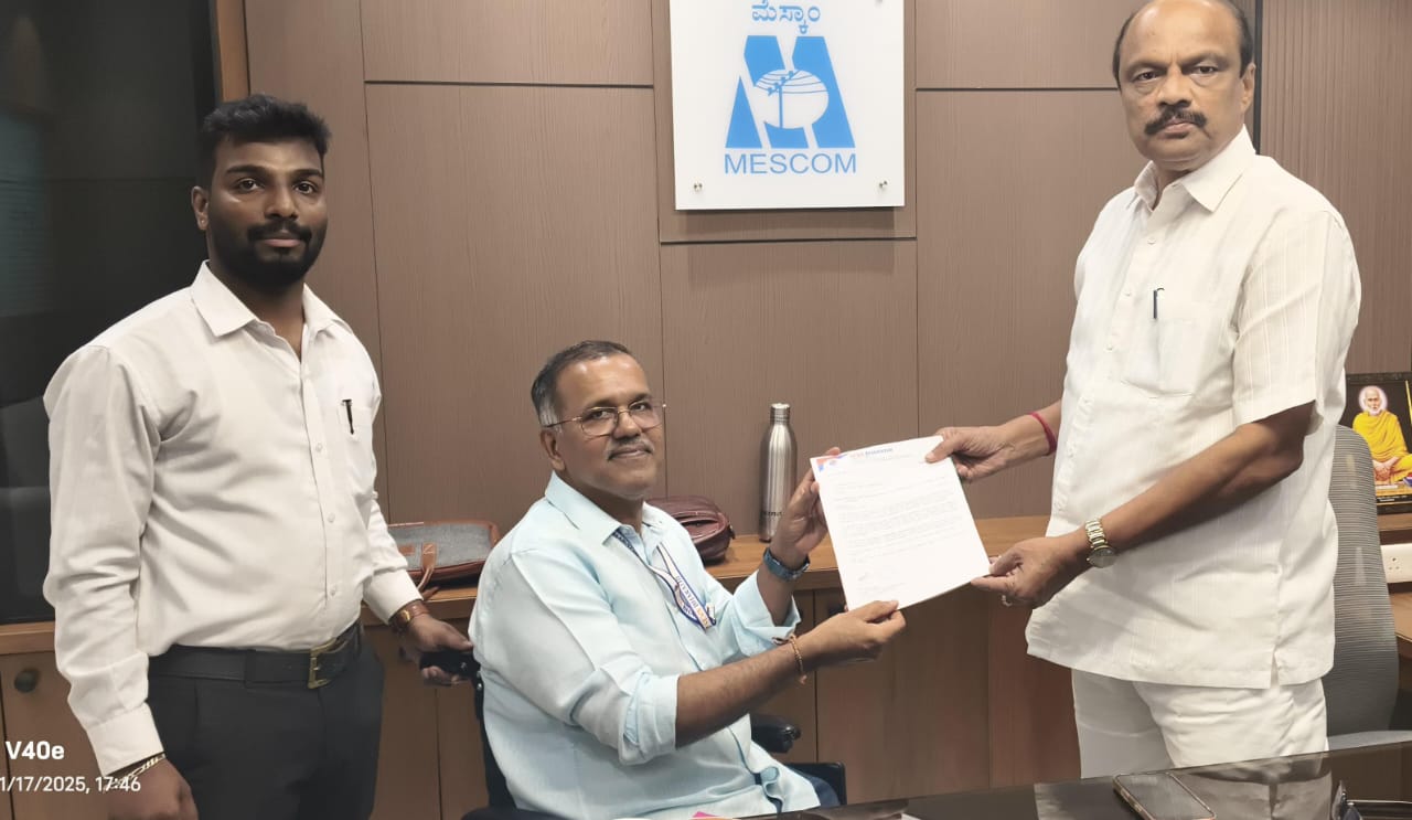 ಕನ್ಯಾಡಿ ಸೇವಾಭಾರತಿಯಿಂದ MESCOM ಅಧ್ಯಕ್ಷರ ಭೇಟಿ.