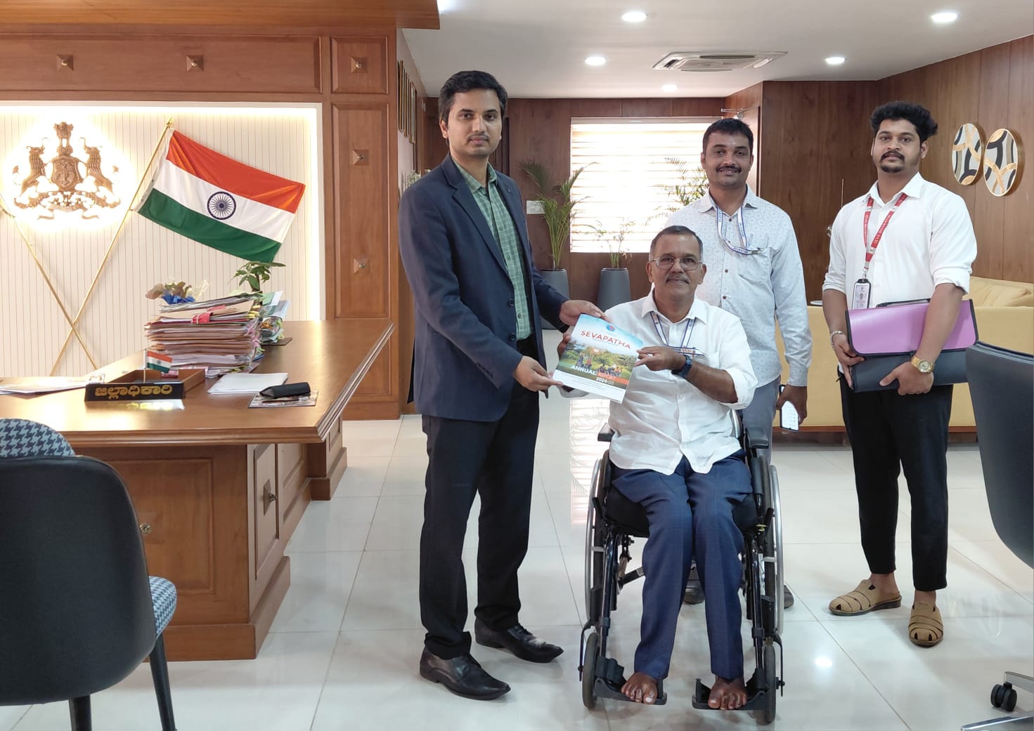 ಕನ್ಯಾಡಿ ಸೇವಾಭಾರತಿಯಿಂದ ದ.ಕ ಜಿಲ್ಲೆಯ ಜಿಲ್ಲಾಧಿಕಾರಿ ಭೇಟಿ