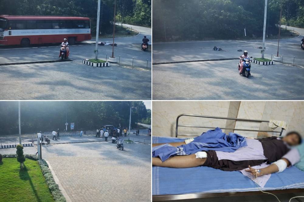 ಸರಕಾರಿ ಬಸ್ ನಿಂದ ಎಸೆಯಲ್ಪಟ್ಟ ವಿದ್ಯಾರ್ಥಿನಿಯರು, ಗಂಭೀರ ಗಾಯಗೊಂಡು ಆಸ್ಪತ್ರೆಗೆ ದಾಖಲು