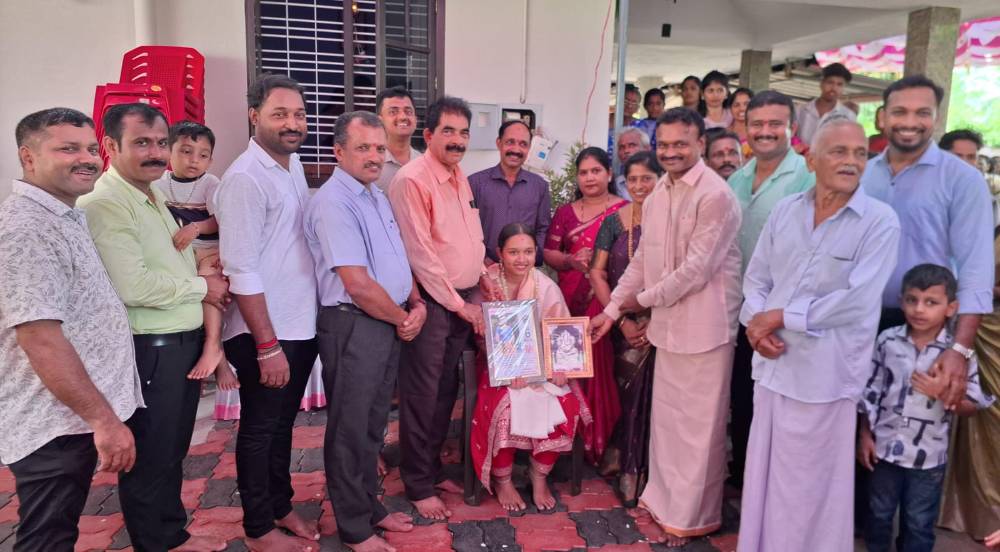 SSLC ಪರೀಕ್ಷೆಯಲ್ಲಿ ರಾಜ್ಯಕ್ಕೆ 6ಸ್ಥಾನ ಪಡೆದ ಪ್ರಾಪ್ತಿ.ಎಂ ಗೌಡ, ಪ್ರಗತಿ ಸಂಘದಿಂದ ವಿದ್ಯಾರ್ಥಿನಿಗೆ ಸನ್ಮಾನ