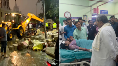 ಬೆಂಗಳೂರಿನಲ್ಲಿ ಘನಘೋರ ದುರಂತ ಬೌರಿಂಗ್ ಆಸ್ಪತ್ರೆಯ ಕೌಂಪೌಂಡು ಕುಸಿದು ಮೂವರು ಮಕ್ಕಳ ಸಹಿತ 8ಮಂದಿಯ   ದುರ್ಮರಣ