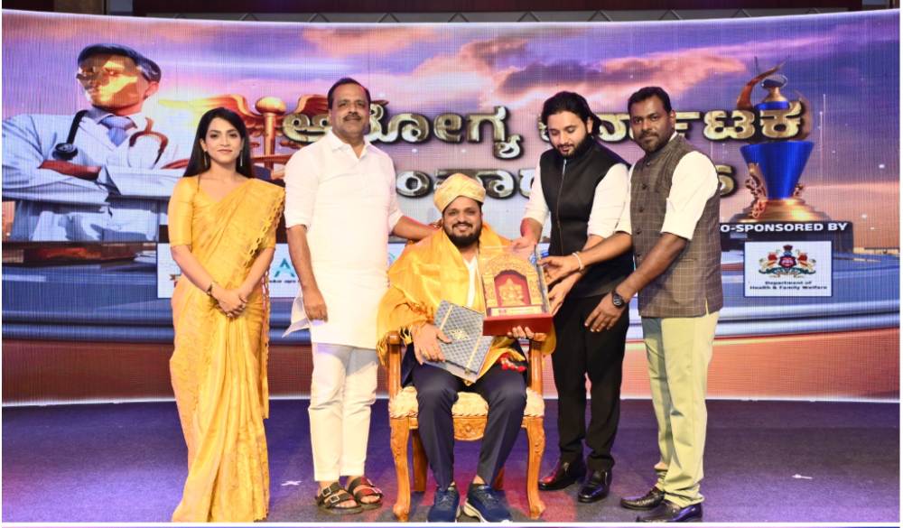 ನೀಟ್ನಲ್ಲಿ ಅತ್ಯುತ್ತಮ ಸಾಧನೆ: ಎಕ್ಸೆಲ್ ಪಿಯು ಕಾಲೇಜಿನ ಅಧ್ಯಕ್ಷ ಸುಮಂತ್ ಕುಮಾರ್ ಜೈನ್ ಅವರಿಗೆ ‘ಆರೋಗ್ಯ ರತ್ನ’ ಪ್ರಶಸ್ತಿ